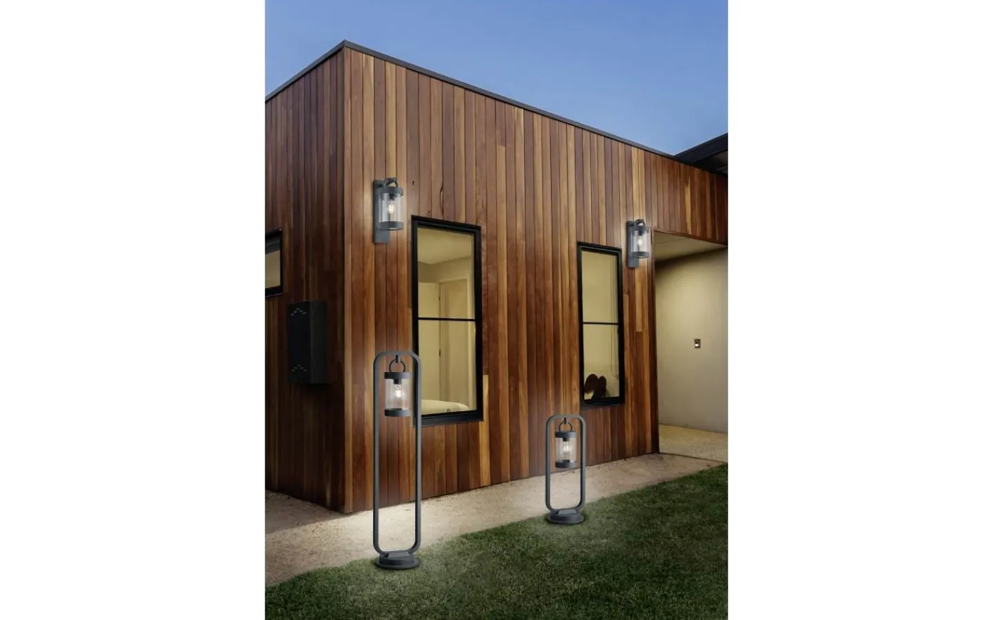 Pollare & Grindlyktor<Trio Lighting Sambesi Pollare 100cm E27 antracit IP44