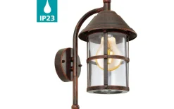 Vägglyktor<Eglo San Telmo Vägglykta 35cm Antikbrun