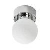 ArmaturHantverk Sandhamn Plafond Ø7cm Krom/Opal IP44* Badrumslampor Tak