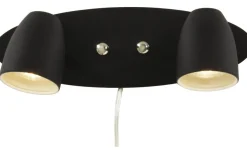 Aneta Sandnes Vägglampa 2L Svart* Sovrum|Läslampor