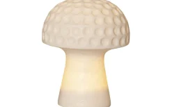 Sandy Solcellsdriven Svamp i Sandstone 24cm Vit