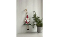 Batteri Julpynt Inomhus<Star Trading Santa Batteridriven Tomte på gunga 50cm Röd
