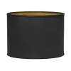 Sara Lampskärm Metallinsida Ø25 Svart/Guld