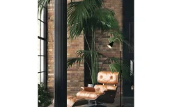 Vardagsrum|Golvläslampor<Aneta Sarek Golvlampa 136cm Svart/Krom E27