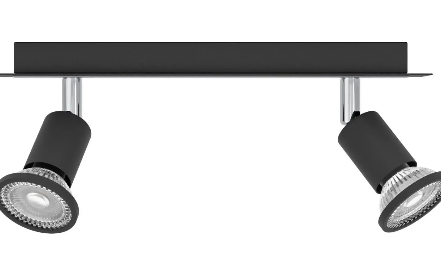 Eglo Sarria Takspotlight 30cm GU10 LED 3000K 2x4,5W Svart* Avlånga Takspotlights|Takspot Med 2 Lampor