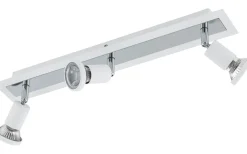 Avlånga Takspotlights|Takspot Med 3 Lampor<Eglo Sarria Takspotlight 46cm GU10 LED 3000K 3x4,5W Vit