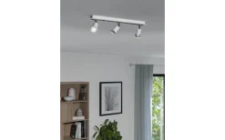Avlånga Takspotlights|Takspot Med 3 Lampor<Eglo Sarria Takspotlight 46cm GU10 LED 3000K 3x4,5W Vit