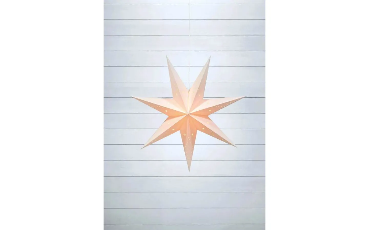 Visa Alla Julstjärnor|Julstjärnor Med Sladd<Markslojd Saturnus Stjärna 75cm Vit