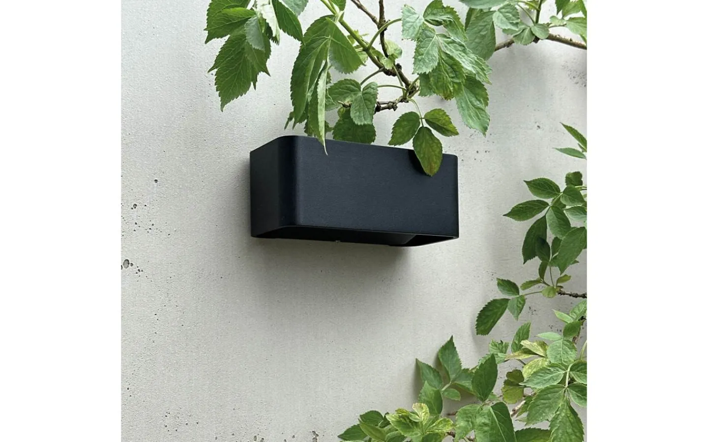 Dyberg Larsen Saturnus Vägglampa 15cm Upp/Nedljus LED 3000K 9W Svart IP54* Upp & Nedljus Lampor