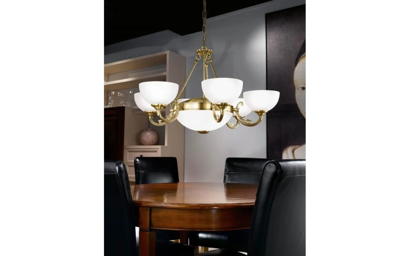 Stora Taklampor Ø70-150 Cm<Eglo Savoy Takkrona 74cm 6L Brons