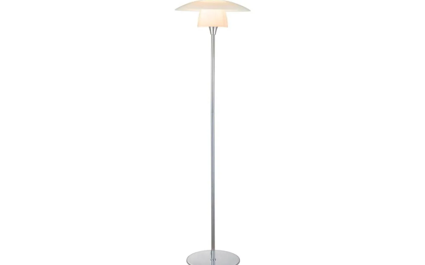 Golvlampor<Halo Design Scandinavia Golvlampa 150cm Krom/Opal