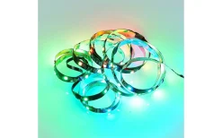 12V Led Slinga<Reality Screen LED-remsa för 51” skärm 3m RGB Komplett Kit USB Svart