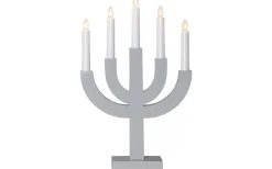 Visa Alla Adventsljusstakar|Adventsljusstakar 31-60 Cm<Star Trading Selma Adventsljusstake Grå 40cm