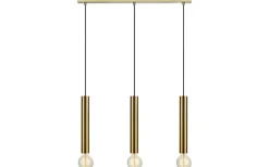 Markslojd Sencillo Taklampa 3L 75cm Mässing* Avlånga Taklampor