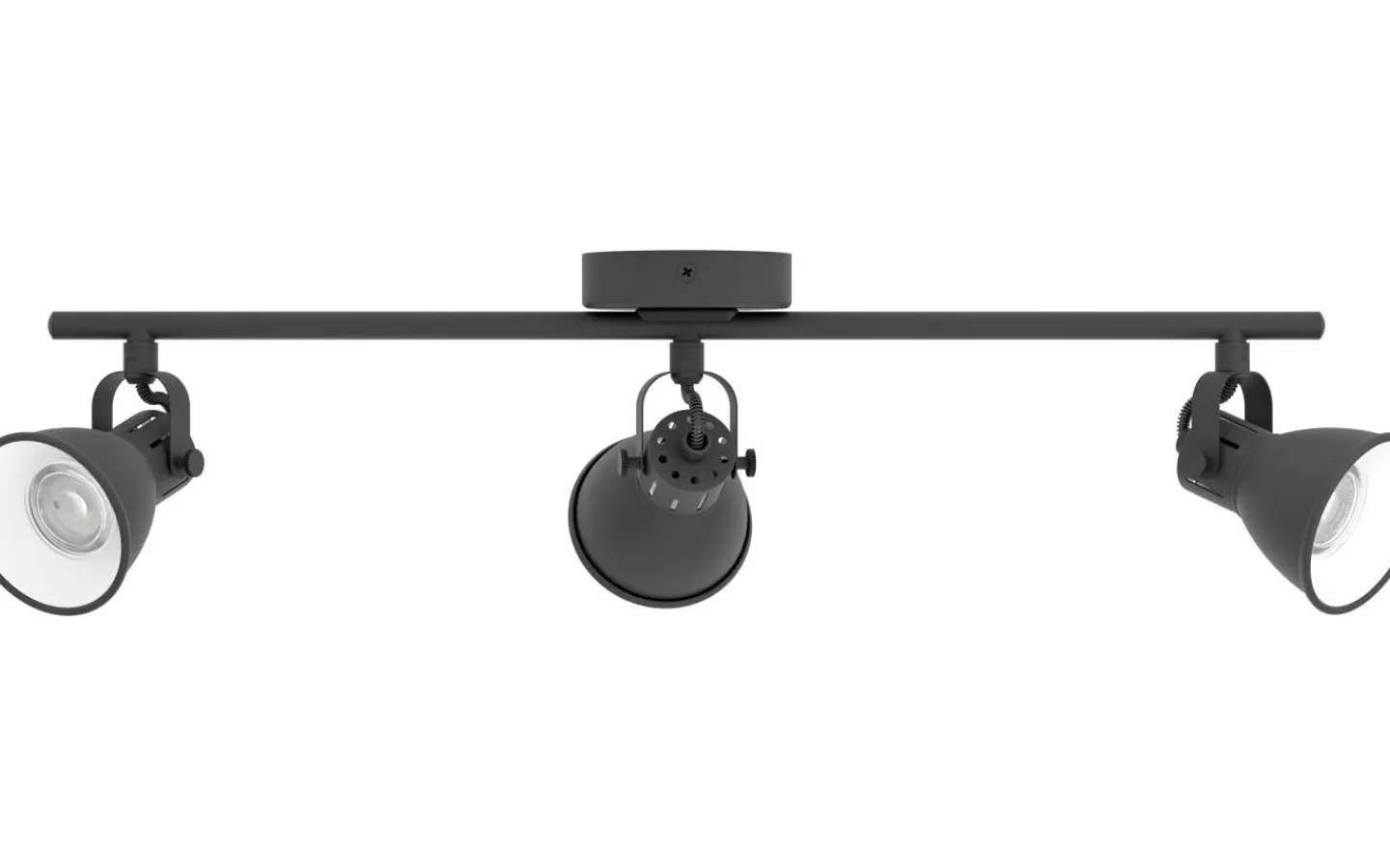 Eglo Seras Takspotlight 60cm GU10 LED 3000K 3x3W Svart* Avlånga Takspotlights|Takspot Med 3 Lampor