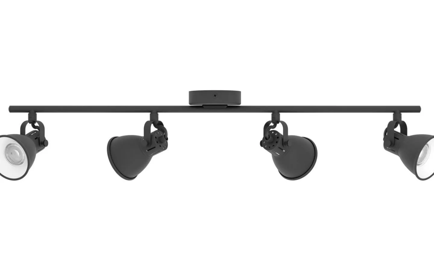 Eglo Seras Takspotlight 77cm GU10 LED 3000K 4x3W Svart* Avlånga Takspotlights|Takspot Med Minst 4 Lampor