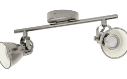 Seras Takspotlight 37cm GU10 LED 3000K 2x3W Antik Nickel