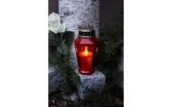 Serene Batteridrivet Gravljus 16cm 1000h Röd