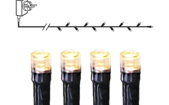 Långa Ljusslingor (11-20M)|Ljusslingor Utomhus<Star Trading Serie MicroLED Ljusslinga 18m Svart IP44