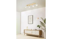 Shanti Spotlight 4-delad E14 varmgrå/trä