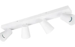 Avlånga Takspotlights|Takspot Med Minst 4 Lampor<Trio Lighting Sharp Spotlight 4-delad GU10 matt vit/guld