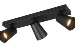 Sharp Spotlight 3-delad GU10 matt svart/guld