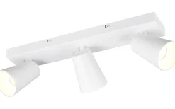 Avlånga Takspotlights|Takspot Med 3 Lampor<Trio Lighting Sharp Spotlight 3-delad GU10 matt vit/guld