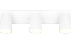 Avlånga Takspotlights|Takspot Med 3 Lampor<Trio Lighting Sharp Spotlight 3-delad GU10 matt vit/guld