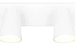 Takspot Med 2 Lampor<Trio Lighting Sharp Spotlight 2-delad GU10 matt vit/guld