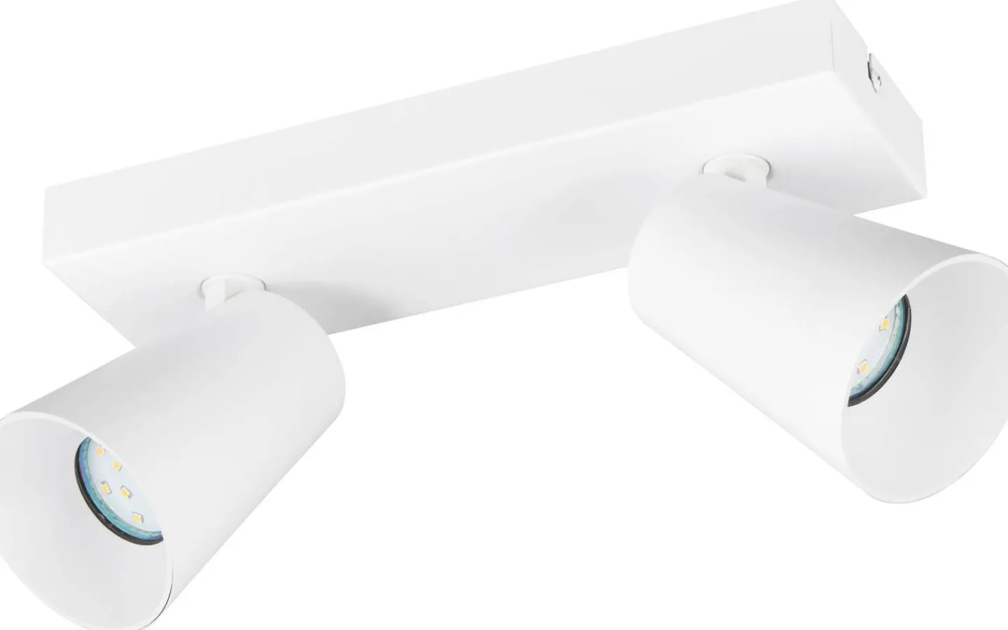 Takspot Med 2 Lampor<Trio Lighting Sharp Spotlight 2-delad GU10 matt vit/guld