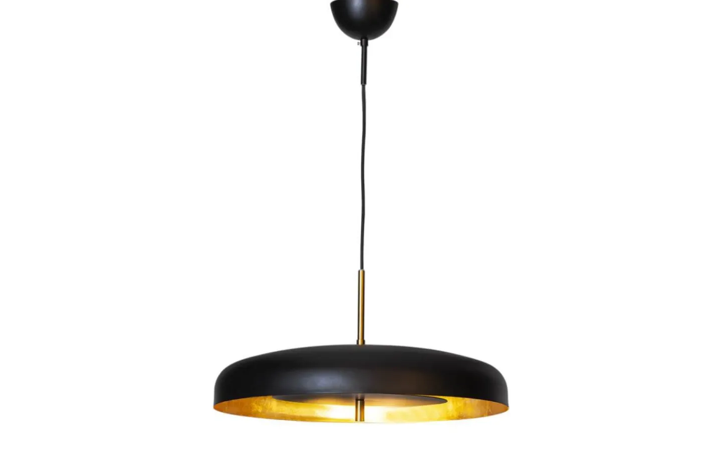 Stora Taklampor Ø50-69 Cm<By Rydens Shelby Taklampa 50cm Svart/Guld