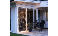 Star Trading Sherrie Ljusgardin 1x2m 2700K IP44* Dew Drop Slingor