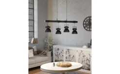 Avlånga Taklampor<Eglo Shirebrook Taklampa 100cm Svart