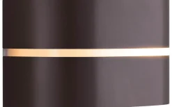 Sibelis Vägglampa Metallisk Brun IP44