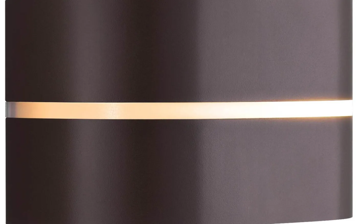 Sibelis Vägglampa Metallisk Brun IP44