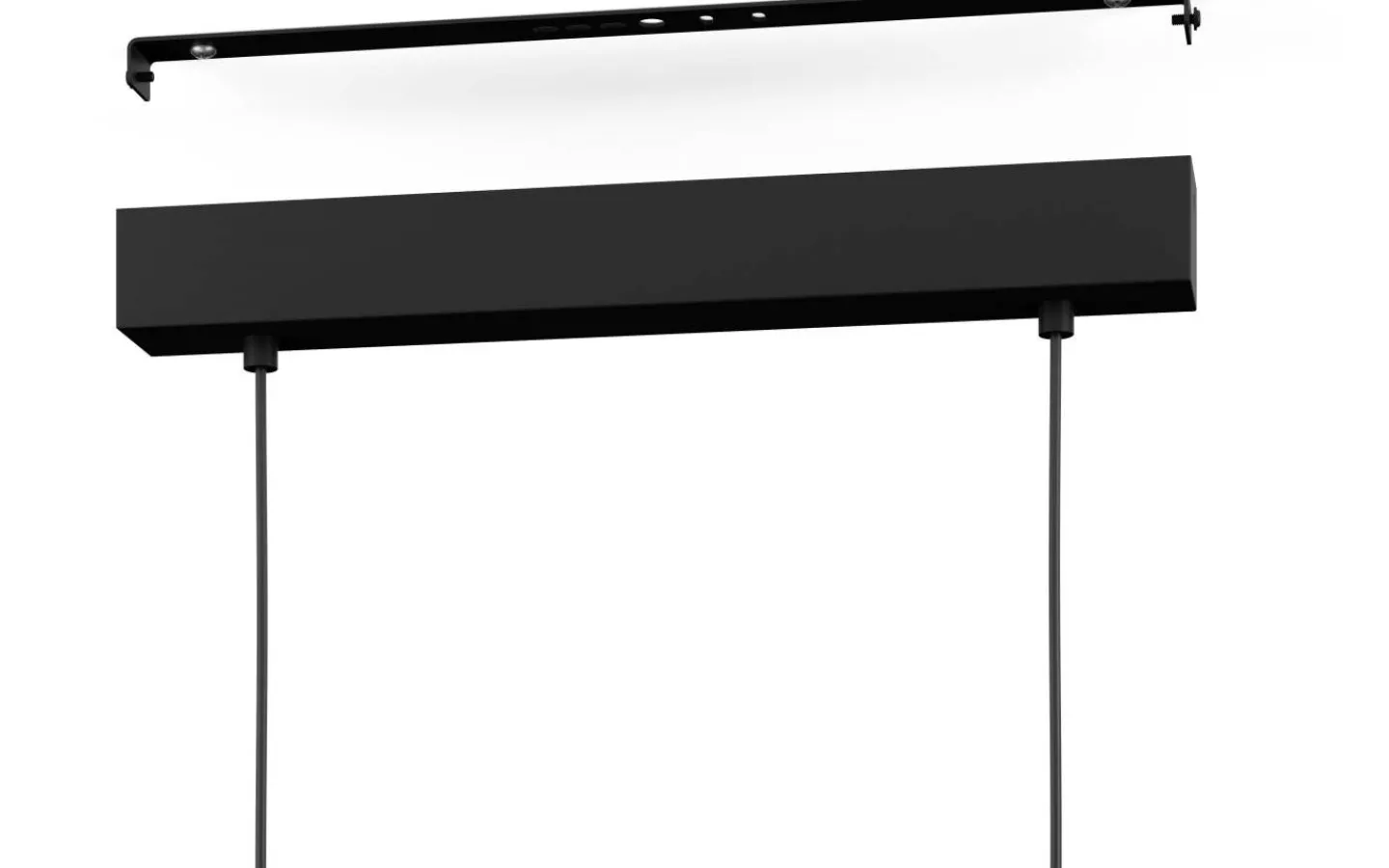 Avlånga Taklampor<Eglo Siberia Taklampa 78cm LED 3000-6500K 34W inkl. fjärrkontroll Svart