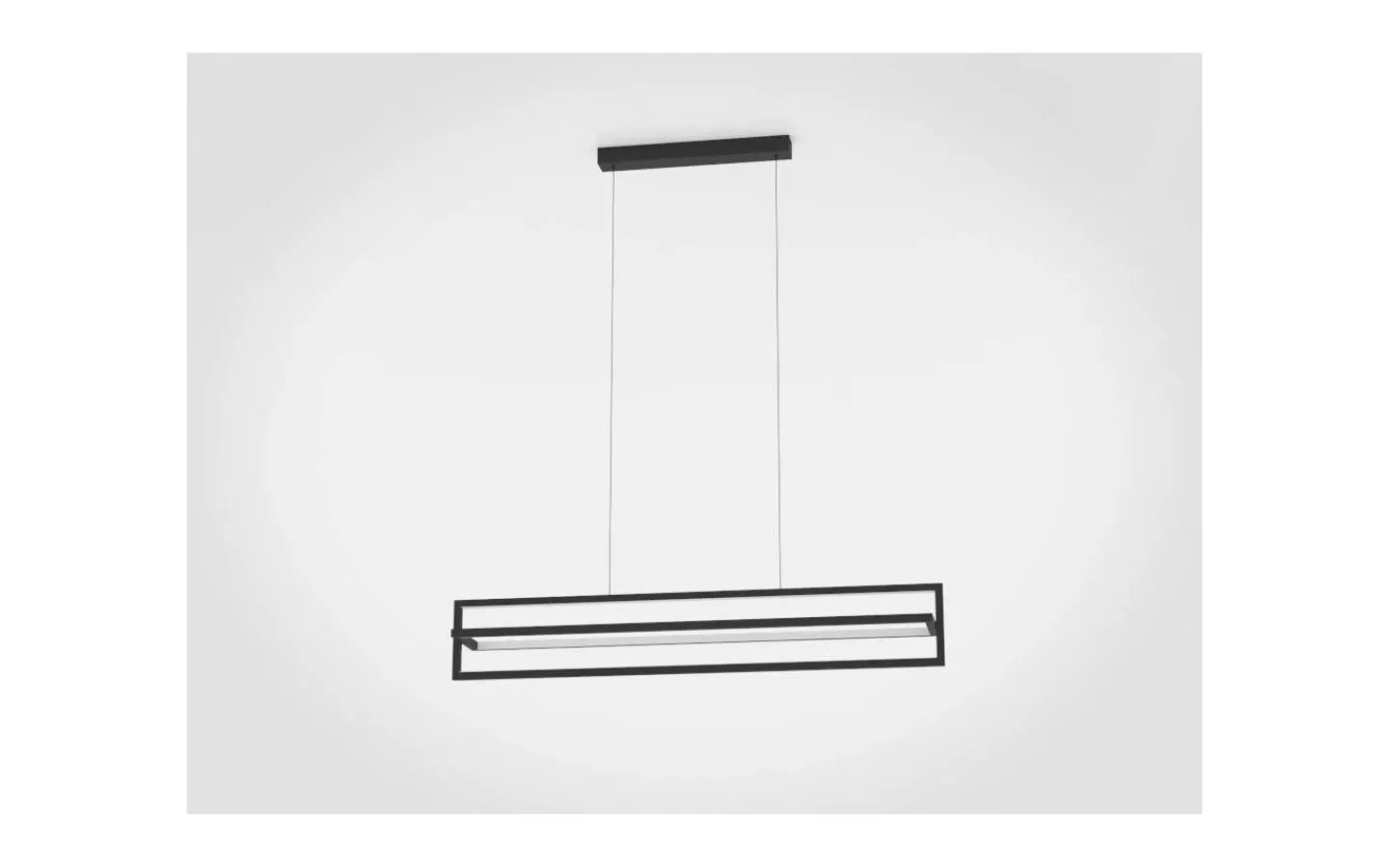 Avlånga Taklampor<Eglo Siberia Taklampa 78cm LED 3000-6500K 34W inkl. fjärrkontroll Svart