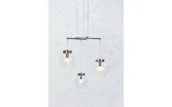 Sicily Pendel 3L Krom/Klar