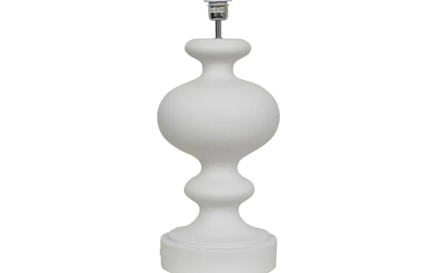 Signature Lampfot 57cm Matt vit