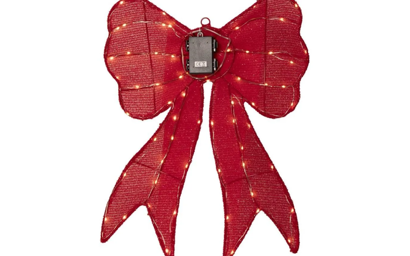 Siluett Arco Batteridriven Utomhusdekoration 56cm Röd IP44