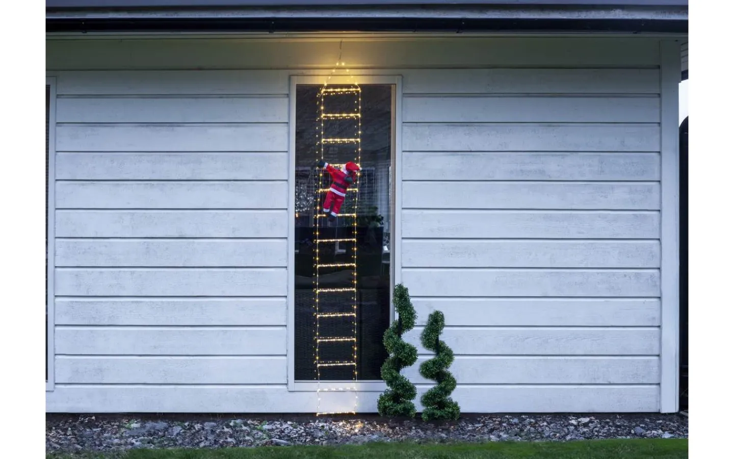 Julpynt Utomhus<Star Trading Siluett Ladde Utomhusdekoration 2m Varmvit