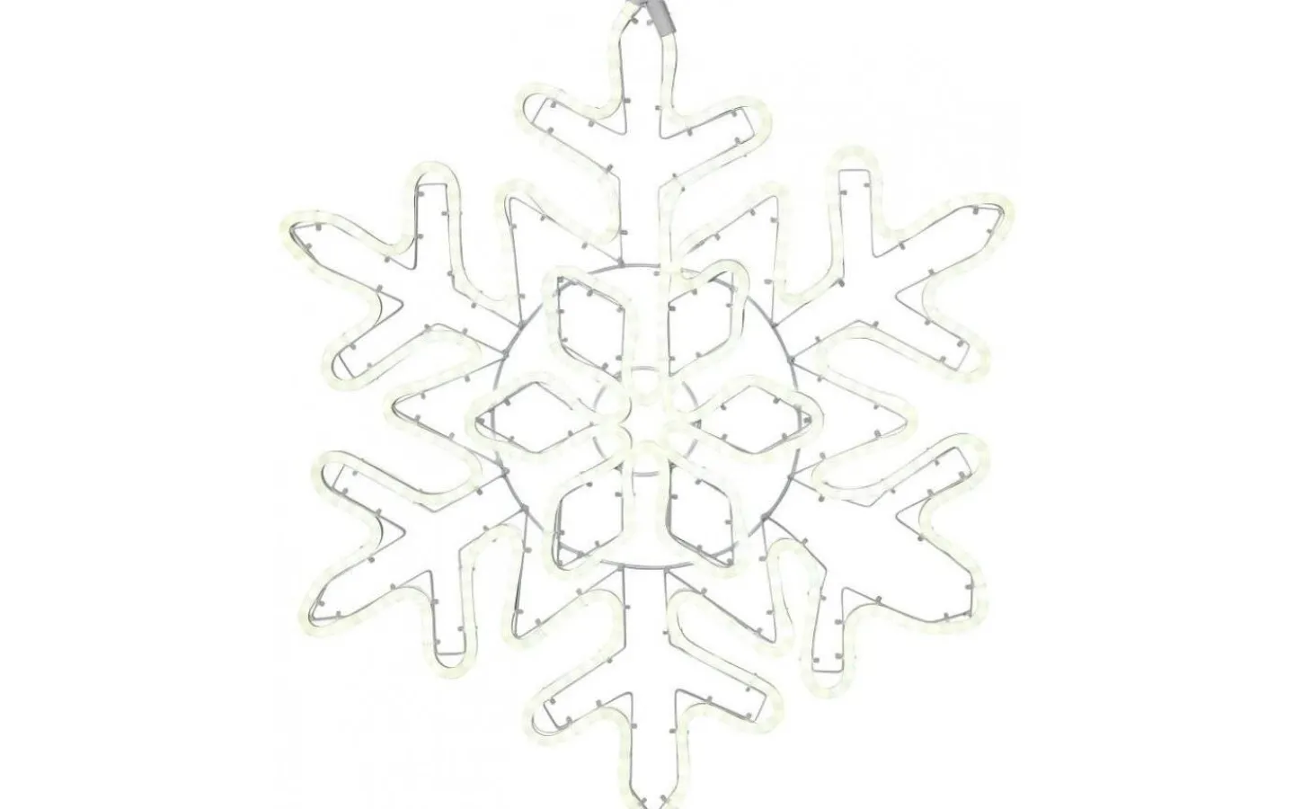 Julpynt Utomhus<Star Trading Siluett Snöflinga NEOLED Neutralvit IP44