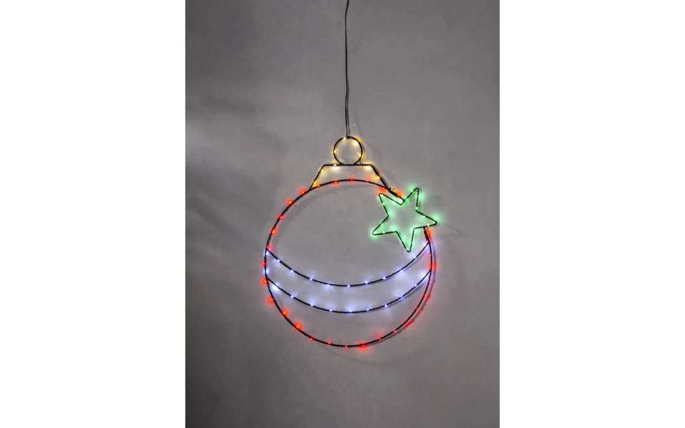 Siluett X-Mas Bulb Batteridriven Juldekoration Multifärgad