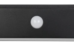 Silves hybrid solcellsdriven Vägglampa LED svart uppladdningsbar rörelse- och skymningssensor 4000K IP44