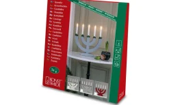 Visa Alla Adventsljusstakar|Adventsljusstakar 31-60 Cm<Konstsmide Silvia Adventsljusstake 5L 31cm Grå