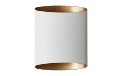 Belid Sinne Vägglampa 17cm LED 8W 3000K Vit/Mässing* Vardagsrum|Hall & Trappa