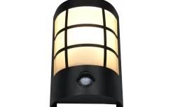 Vägglampor Utomhus<Reality Sintra Vägglampa E27 mattsvart rörelsesensor IP44