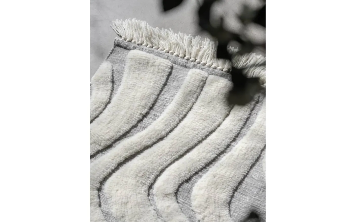 Ullmattor<Svanefors Sita Ullmatta Grå 170x240cm