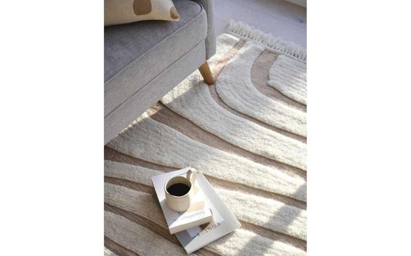 Ullmattor<Svanefors Sita Ullmatta Offwhite 200x300cm