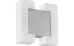 Vägglampor Utomhus<Eglo Sitia Fasadlampa LED 3000K 2x3,7W Nickel IP44